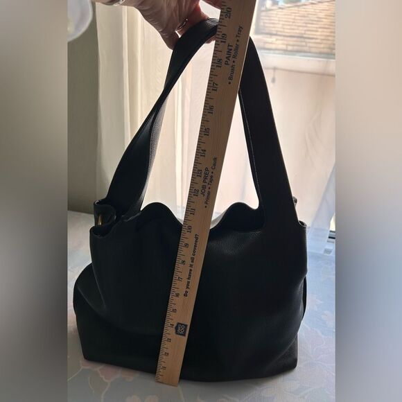 The Row Duplex Bag Black Pebble Leather EUC - Picture 13 of 15